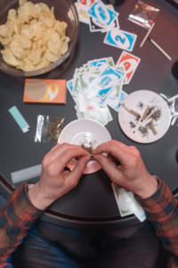 An image of a person making a joint
