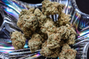 Cannabis on a plate